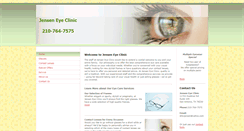 Desktop Screenshot of jenseneyeclinic.com
